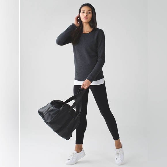 Lululemon Go Endeavor Long Sleeve Pullover -
Heathered Black - Picture 3 of 5